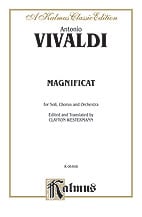 Magnificat SATB Miscellaneous cover